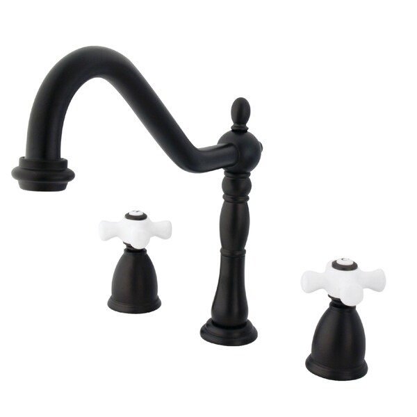 Widespread Kitchen Faucet, Oil Rubbed Bronze